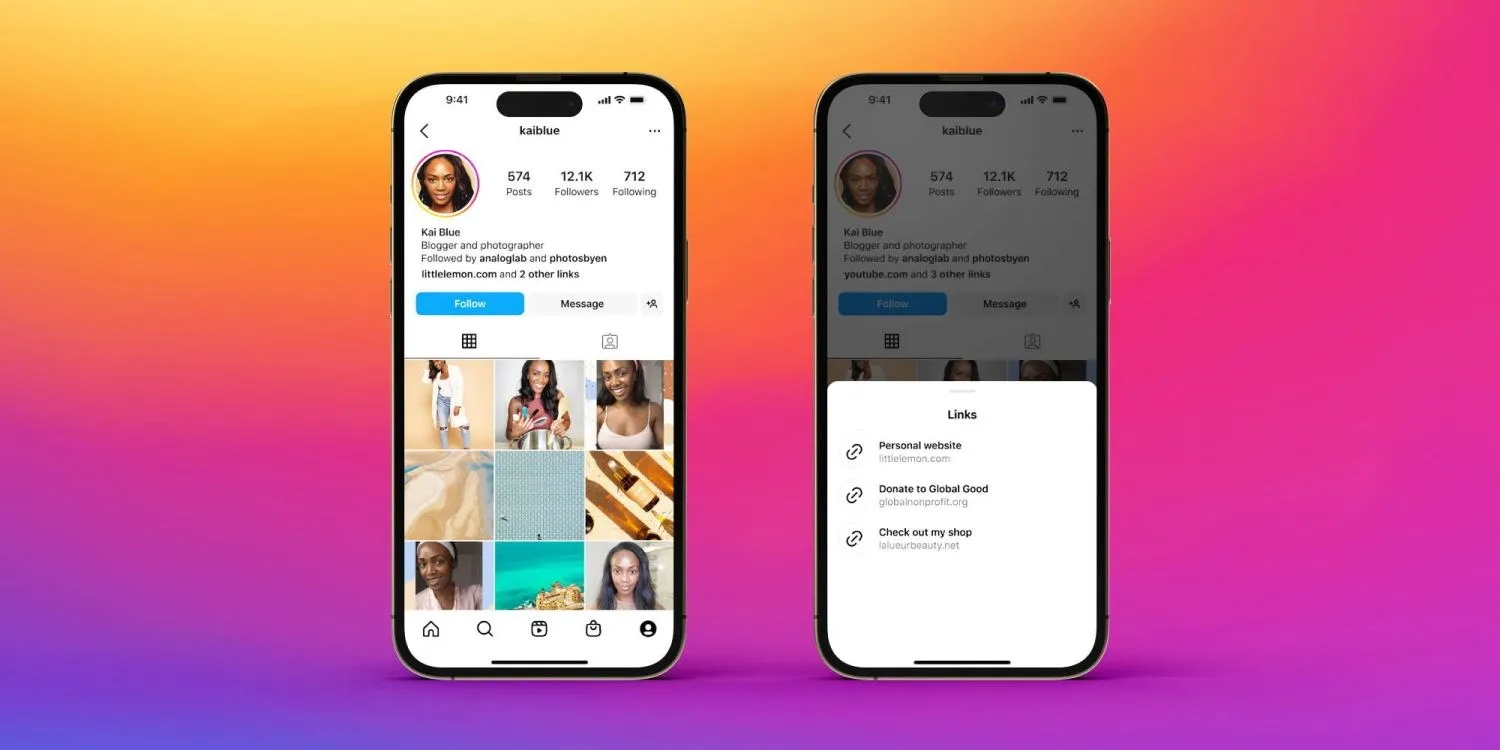 Instagram Biyografisine Artık Birden Fazla Link Ekleyebilirsiniz